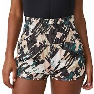 Free People Movement Medium High Rise Athletic Running Shorts Active Wear 0002